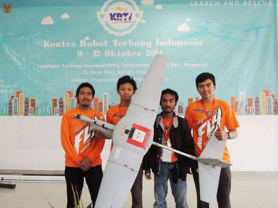 Tim Aksantara Juara ke-1 pada Kontes Robot Terbang Indonesia