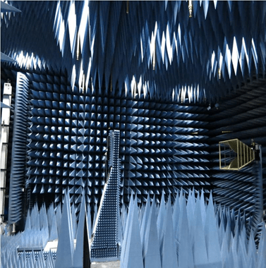 Ilustrasi Anechoic Chamber untuk Pengukuran Antena