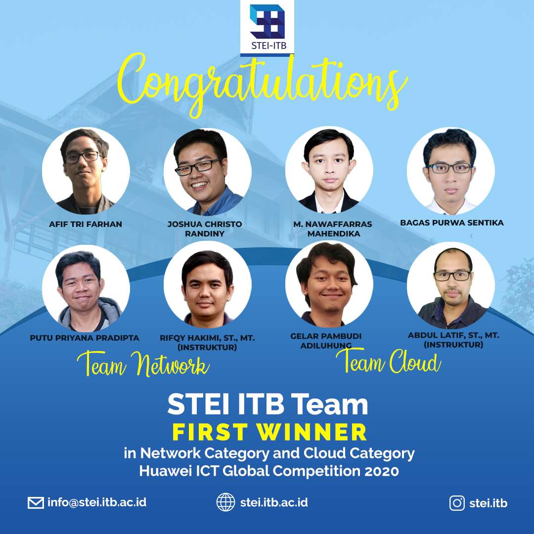 Tim STEI ITB Meraih Penghargaan Tertinggi Tingkat Dunia di Huawei ICT Competition 2020