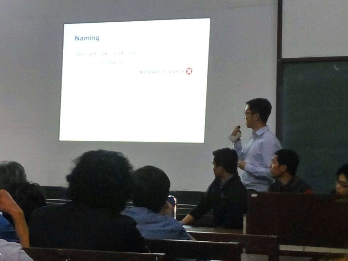 Kuliah Tamu Teknik Informatika ITB: Kunci Pemrograman Sukses dengan Clean Code