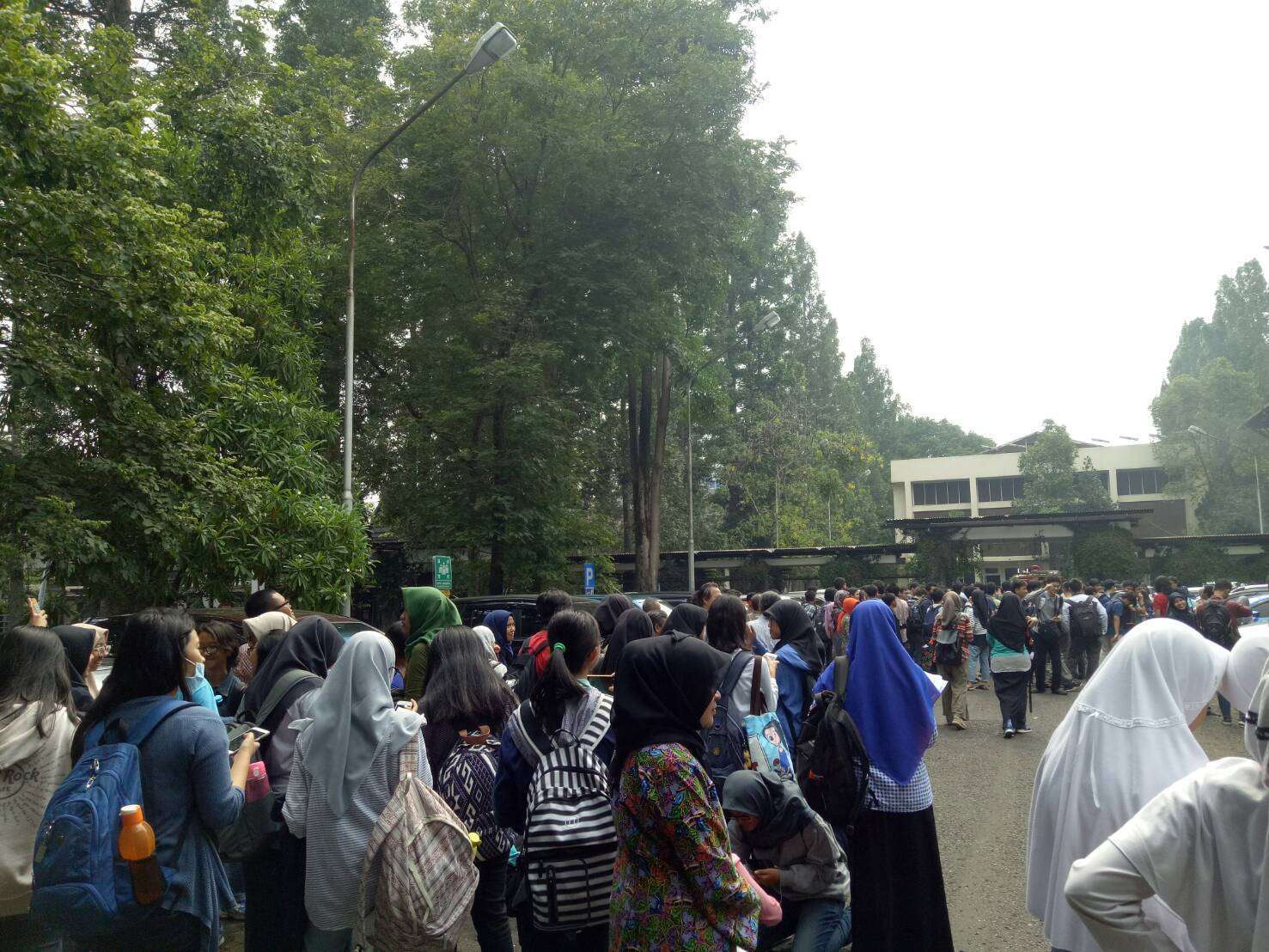 Ready for Disaster Preparedness, ITB Simulated Fire Evacuation Safety Drill at Labtek V