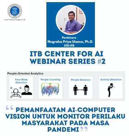 Nugraha Priya Utama in the Webinar on Using AI-Computer Vision to Monitor Community Behavior during the Pandemic