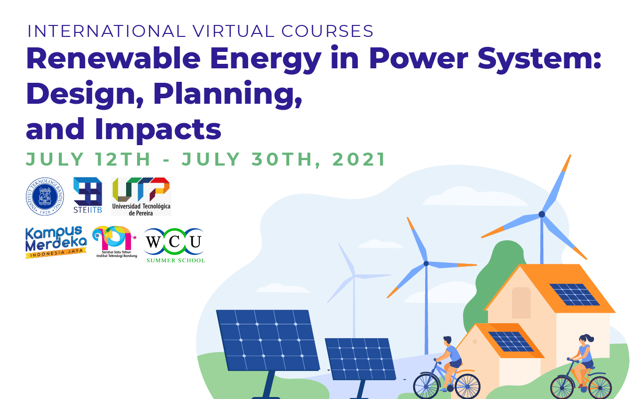 International Virtual Courses  Renewable energy in power system: design, planning, and impacts