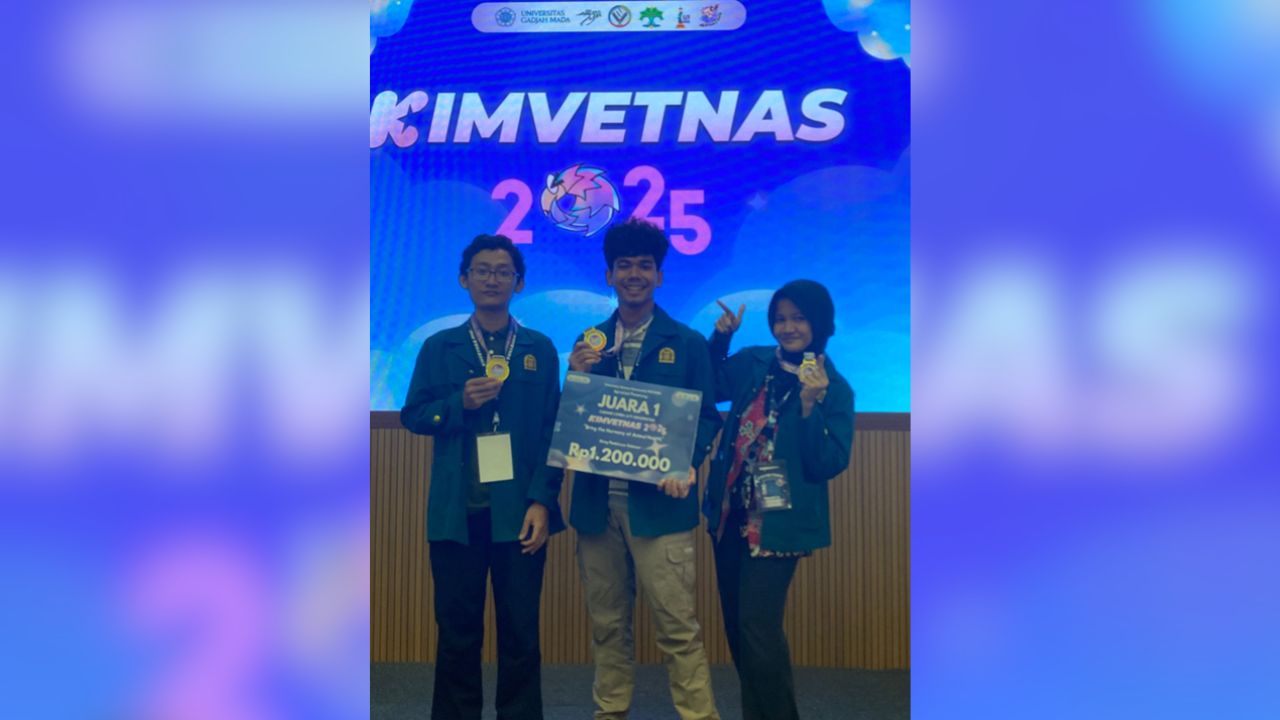 Dua Mahasiswa STEI Prodi Teknik Telekomunikasi Lolos ke Tahap Final KIMVETNAS 2025