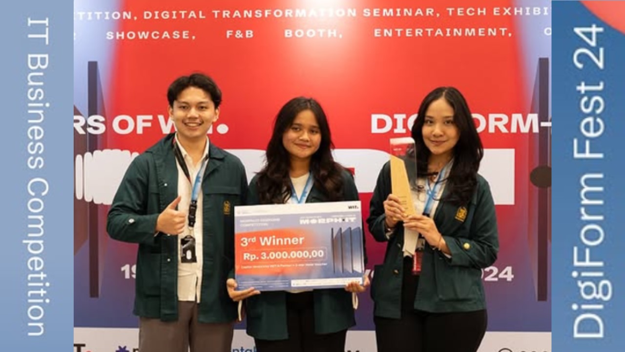 Mahasiswa STEI ITB Raih Juara 3 dalam MORPH.IT 2024: Tunjukkan Inovasi Digital di DigiForm Fest