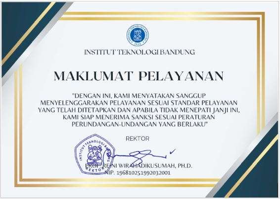 Maklumat Pelayanan ITB