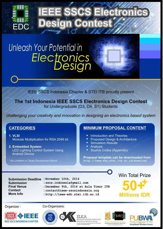 Call for Proposal: IEEE SSCS Electronics Design Contest
