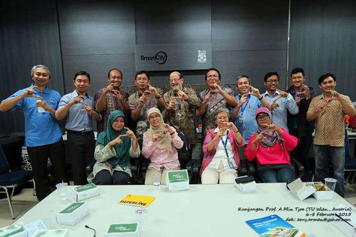 Kunjungan Prof. A. Min Tjoa dari Vienna University of Technology