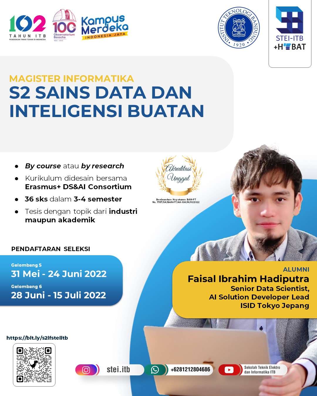 Pendaftaran Magister Informatika STEI ITB