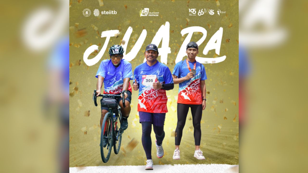 Tim Saridona STEI ITB Raih Juara 3 Sprint Distance Relay Alumni pada ITB Jatiluhur International Triathlon 2025