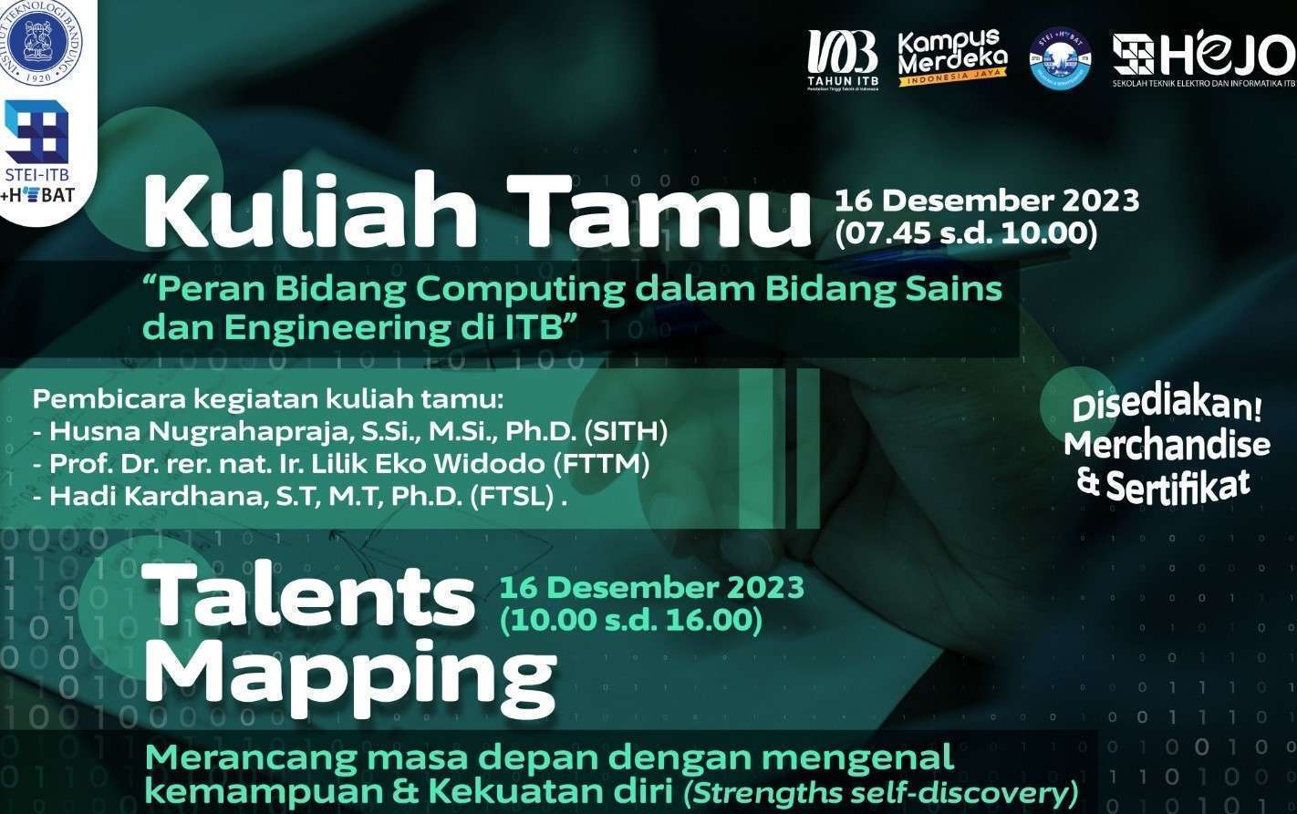 Mengukir Prestasi di Dunia Teknologi: STEI ITB Gelar Kuliah Tamu dan Talents Mapping untuk Mahasiswa Angkatan 2021, 2023, dan TPB 2023