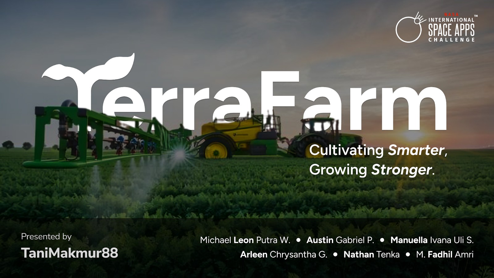Tim TaniMakmur88 ITB Raih Best Social Impact di NASA SpaceApps Challenge 2024 Berkat Inovasi TerraFarm