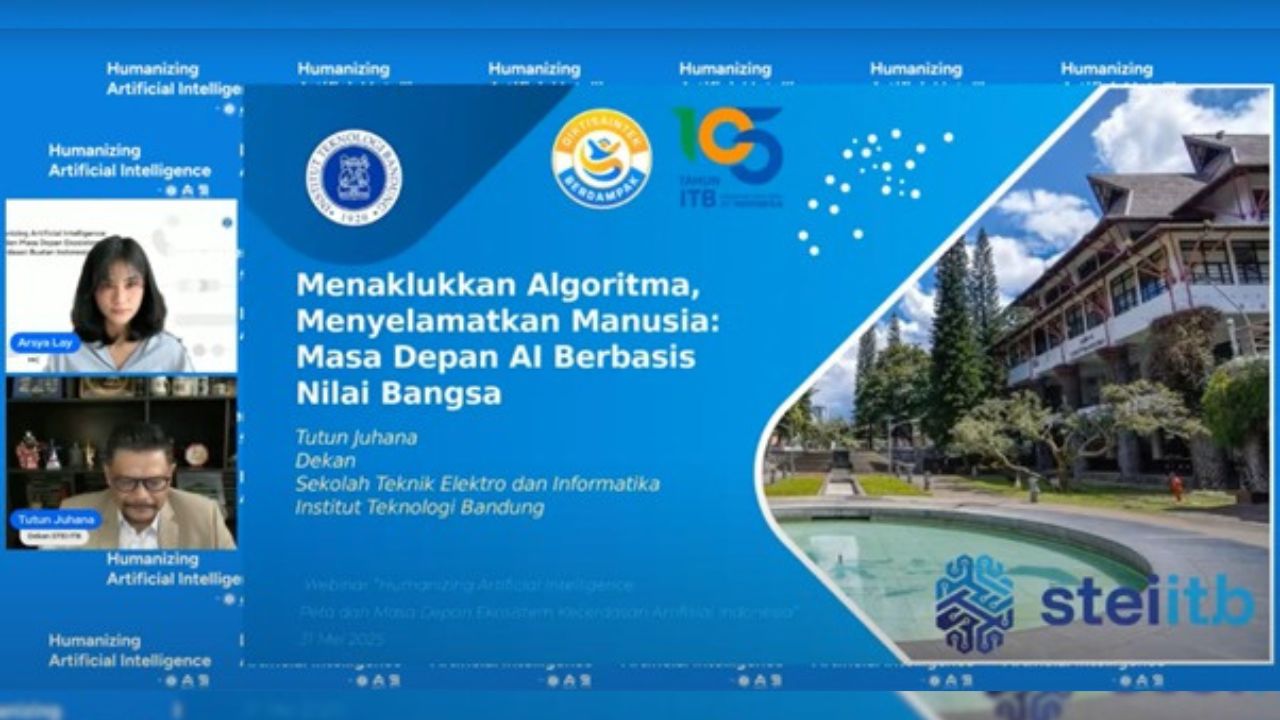 Gelar Webinar AI Nasional, ITB Soroti Tantangan AI di Dunia Pendidikan: Etika dan Berpikir Kritis Jadi Kunci