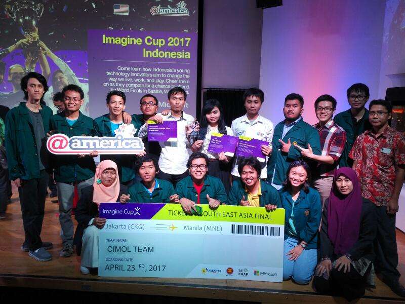 Tim Cimol STEI Wakili Indonesia dalam Microsoft Imagine Cup 2017