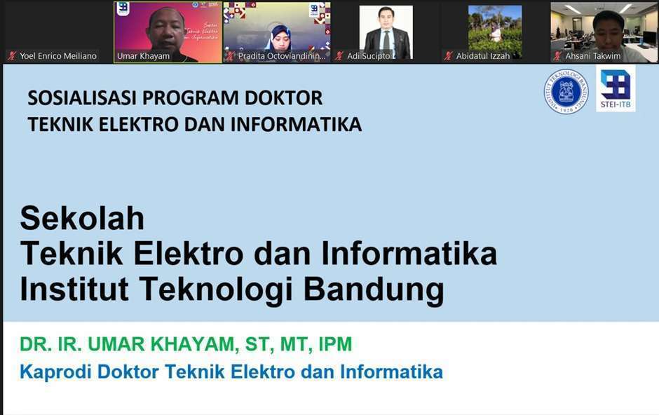 Sudah Terakreditasi A, Program Doktor Teknik Elektro dan Informatika STEI ITB Miliki 9 Area Riset