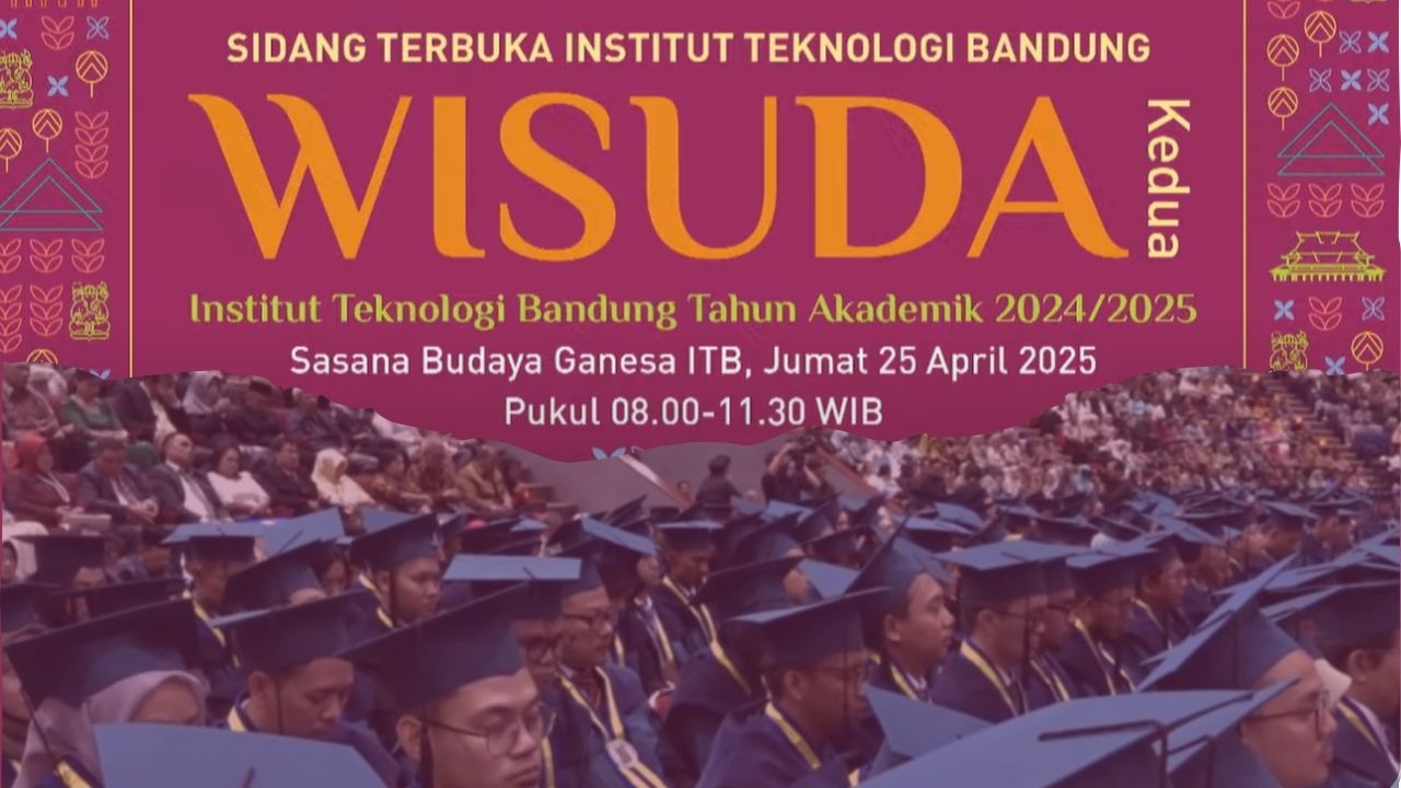 STEI ITB Kukuhkan 241 Wisudawan dalam Prosesi Wisuda April 2025