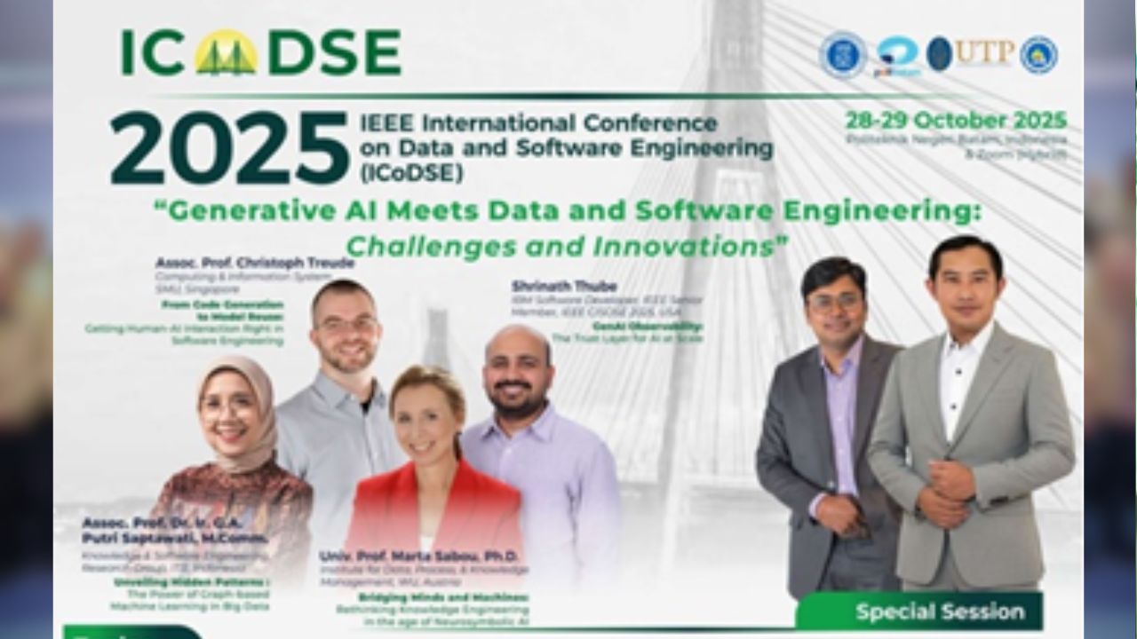 2025 IEEE ICoDSE Held in Batam: Generative AI Meets Data and Software Engineering