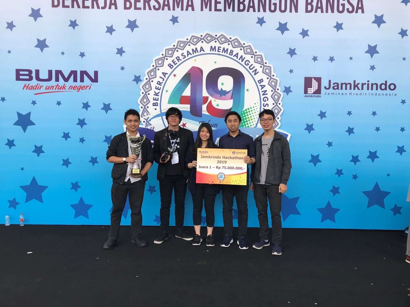 For “Jepret” Application, ITB Student Team Wins 1st Jamkrindo Hackathon 2019 Champion