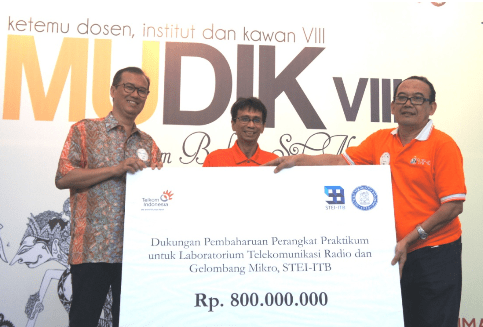 Dukungan PT Telkom untuk Laboratorium  Telekomunikasi Radio dan Gelombang Mikro