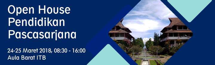 Open House for ITB Graduate Schools