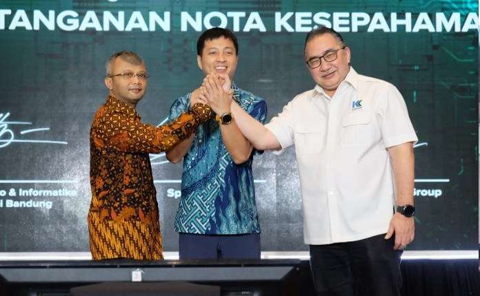 STEI ITB and Kennlines Capital Group Sign a Memorandum of Understanding after successfully developing a Safe Quantum Network in Indonesia, SpeQtral.