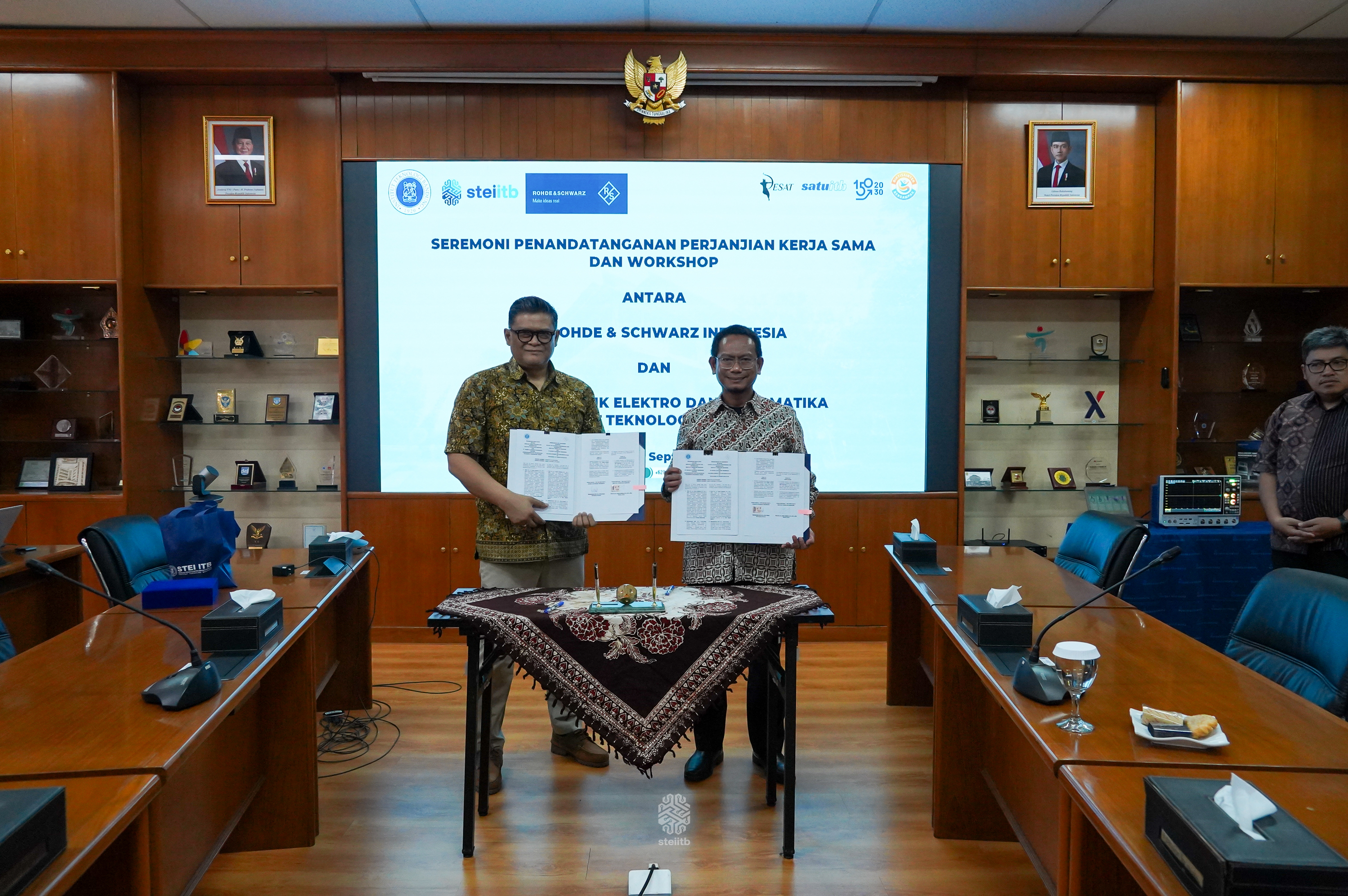 STEI ITB dan Rohde & Schwarz Indonesia Jalin Kerja Sama Pengembangan Tridharma Perguruan Tinggi