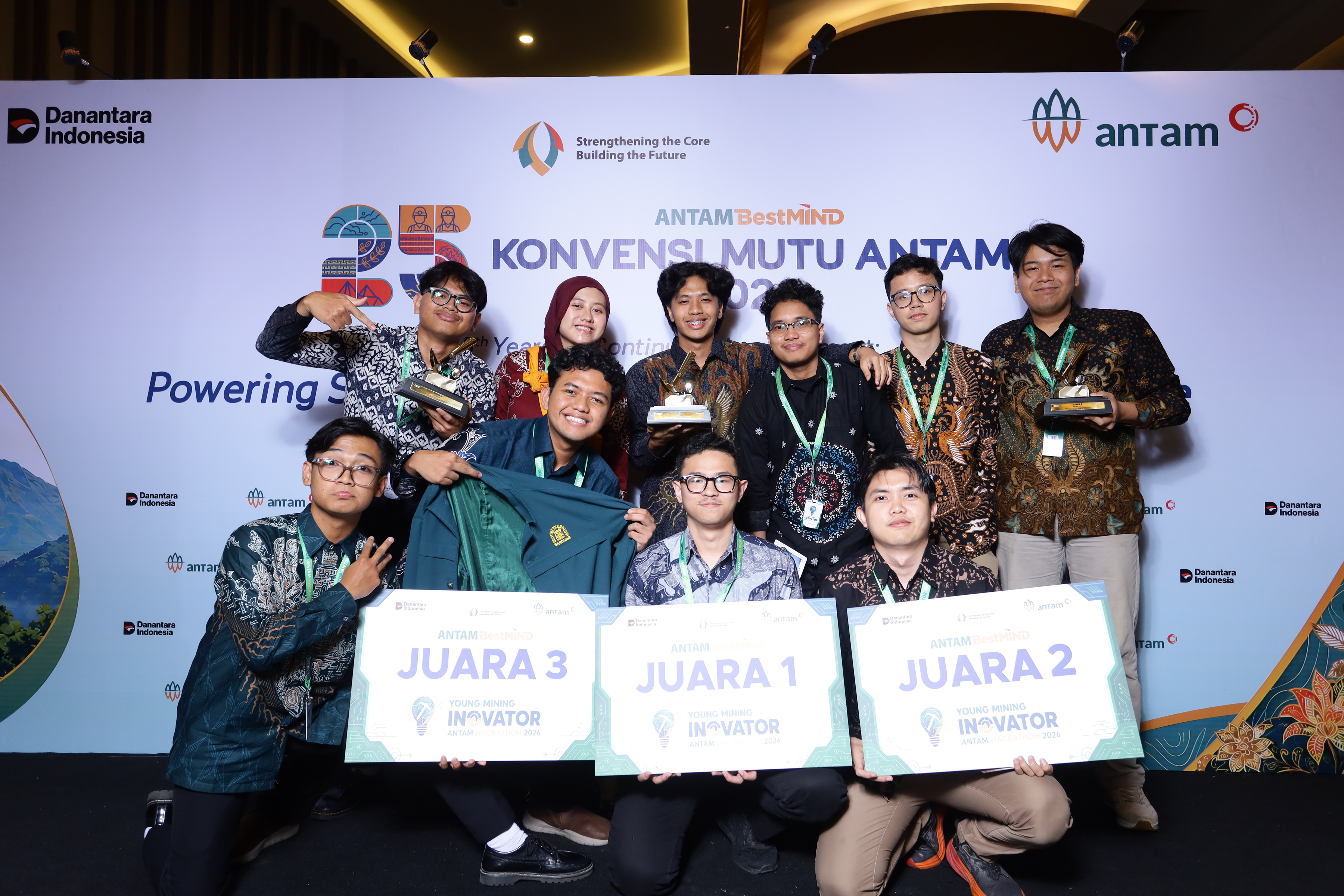 Mahasiswa STEI ITB Raih Juara 1, 2, dan 3 ANTAM Hackathon 2026