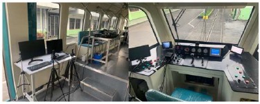 Gambar 10. Embedded GPU dan sistem display terinstalasi di trem otonom