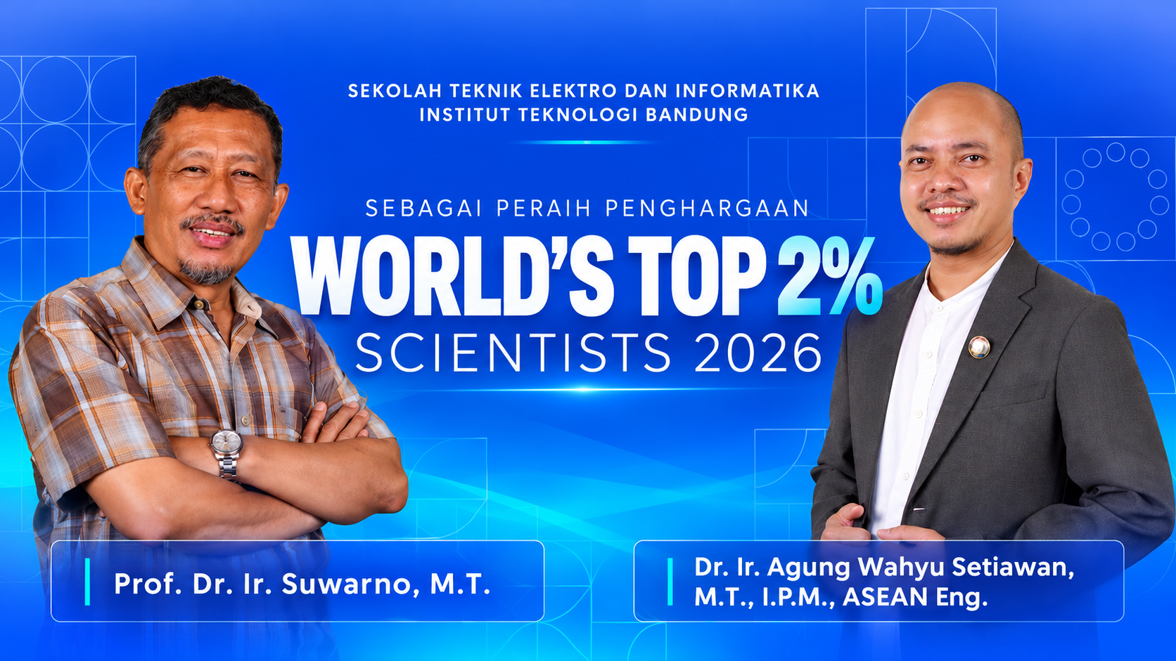 Dosen STEI ITB Masuk Daftar World’s Top 2% Scientists 2026