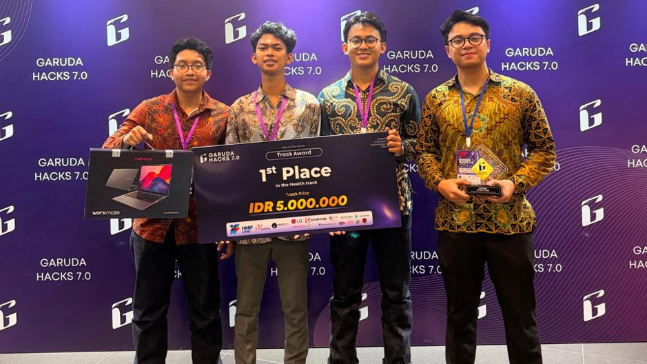 PulihGo Antar Mahasiswa STEI ITB Raih Juara 1 Health Track Garuda Hacks 7.0